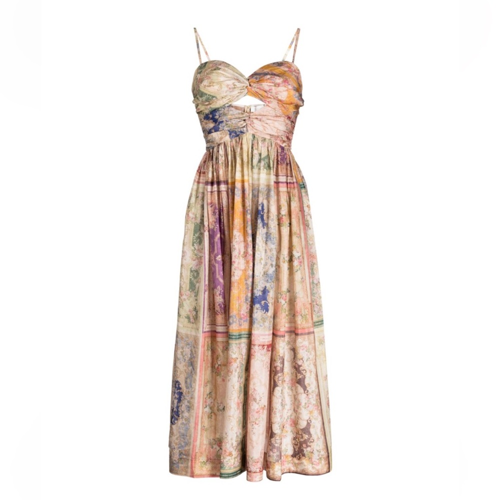 ZIMMERMANN
August twisted midi dress